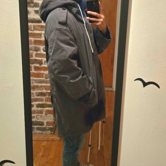 Once We Were Warriors  Winter Parka Hooded Unisex - Picture 6 of 7